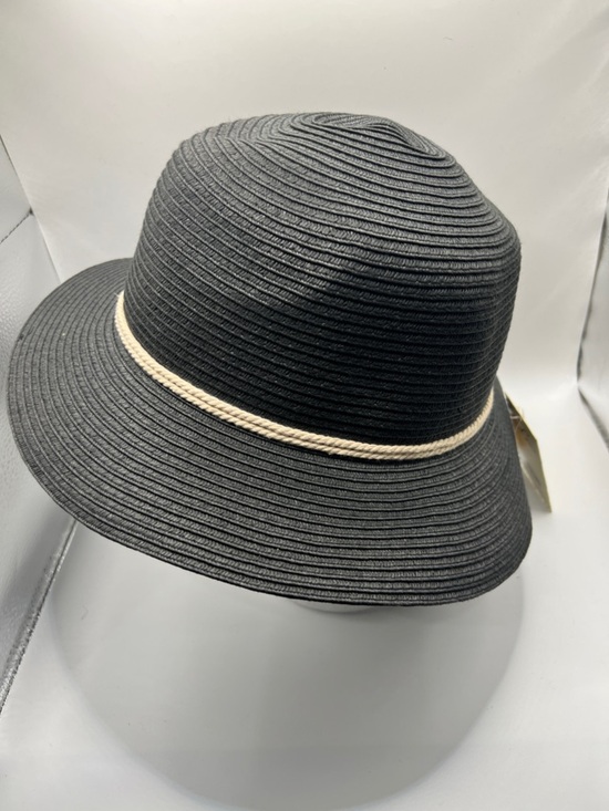 046. John Callanan Black Wide-Brim Sun Hat with Cream Rope Accent main image 7
